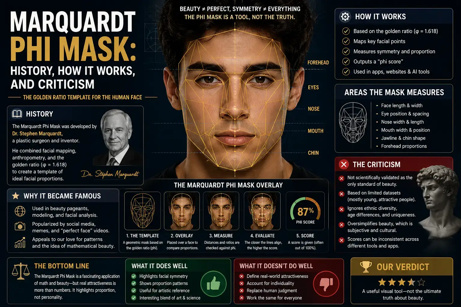 Marquardt Phi Mask: History, How It Works, and Criticism
