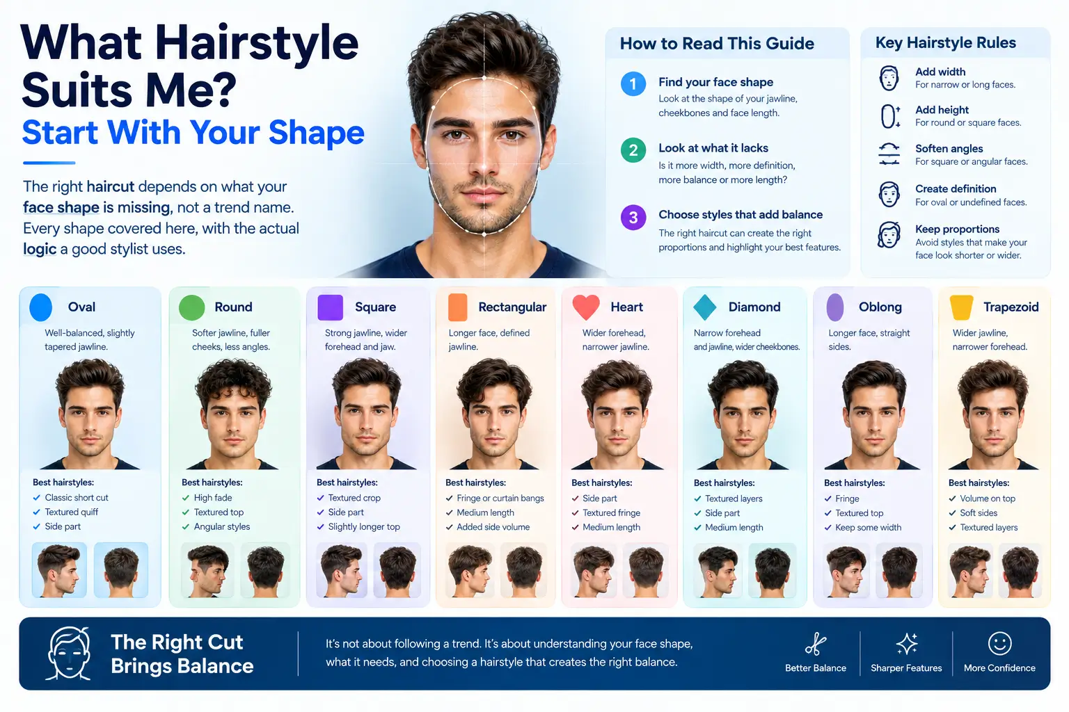What Hairstyle Suits Me? Start With Your Shape